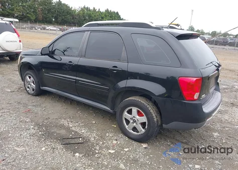 2007 Pontiac Torrent из США, поврежденный, VIN 2CKDL63F376063535